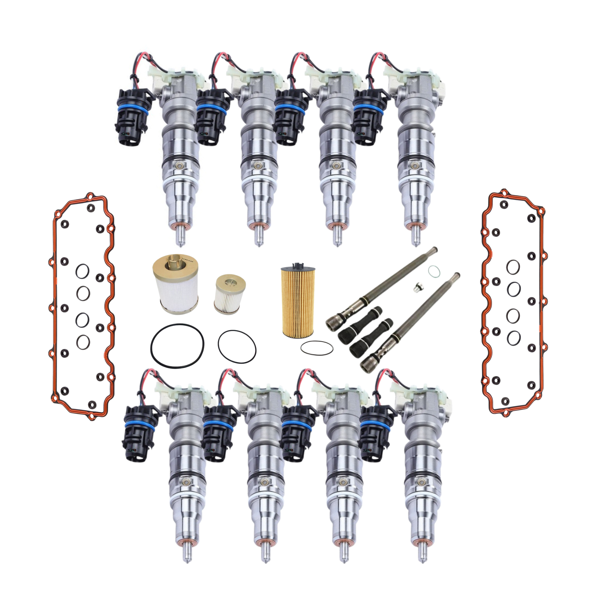 2004.5-2007 6.0L Powerstroke Injectors Kit Parts & Labor Installed On The Truck