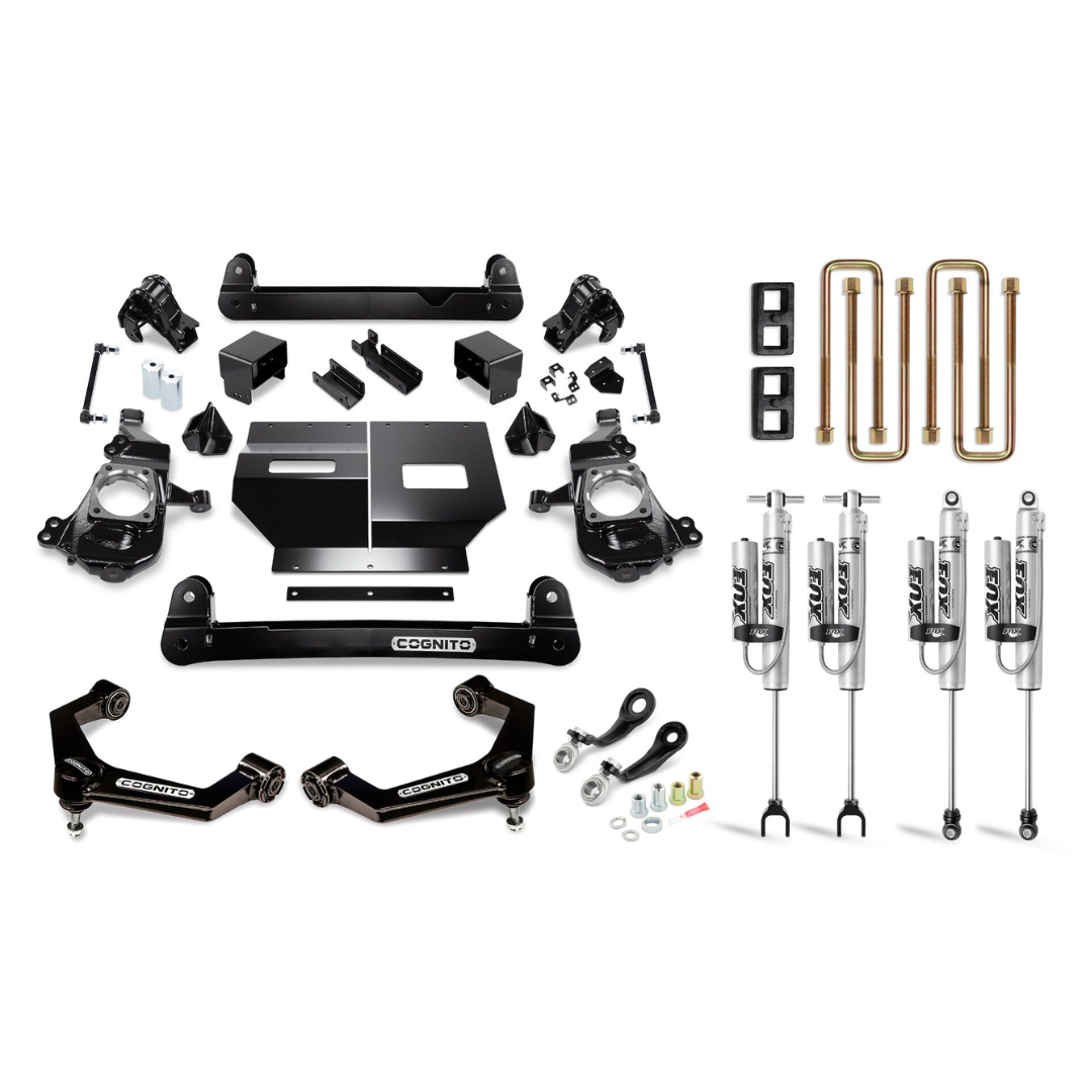 Cognito 4-Inch Performance Lift Kit with Fox PSRR 2.0 Shocks for 20-24 Silverado/Sierra 2500/3500 2WD/4WD
