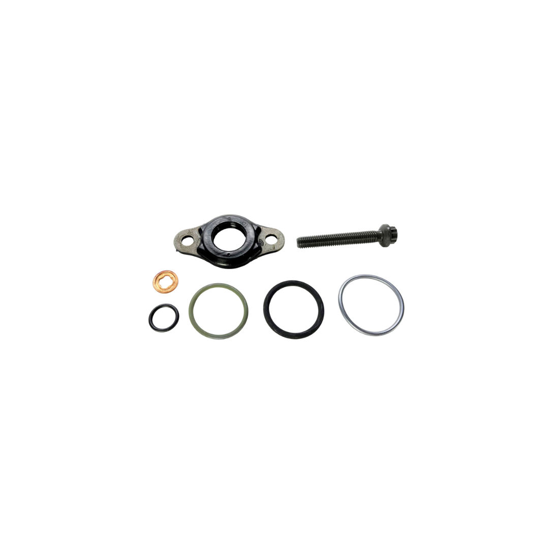 DD13 DD15 DD16 Injector Seal Kit 075.460 With Collar, Hold Down Bolt, O-rings & Copper Washer.