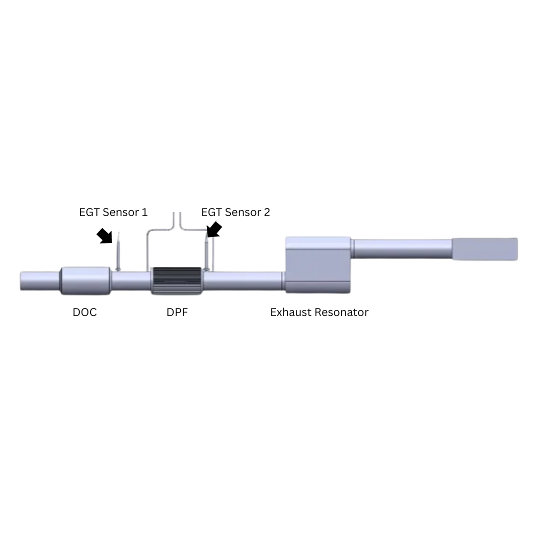 LMM Duramax Exhaust Gas Temperature Sensor "EGT Sensor 1" Position 1 For 2007-2010