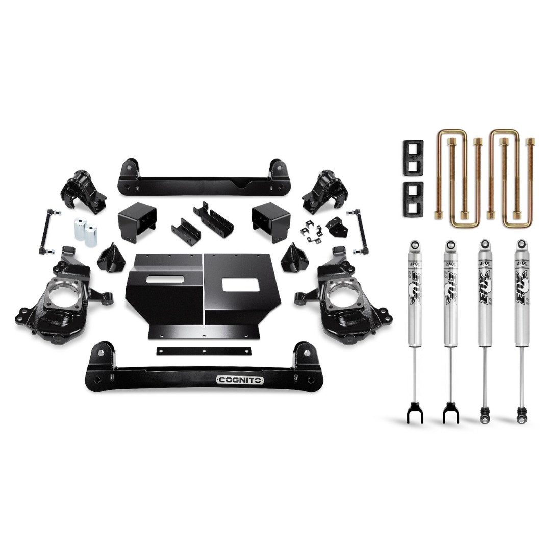 Cognito 4-Inch Standard Lift Kit with Fox PS 2.0 IFP for 20-24 Silverado/Sierra 2500/3500 2WD/4WD