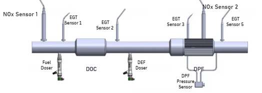 Egt Sensor Routing LGH Duramax Exhaust Gas Temperature Sensor 2