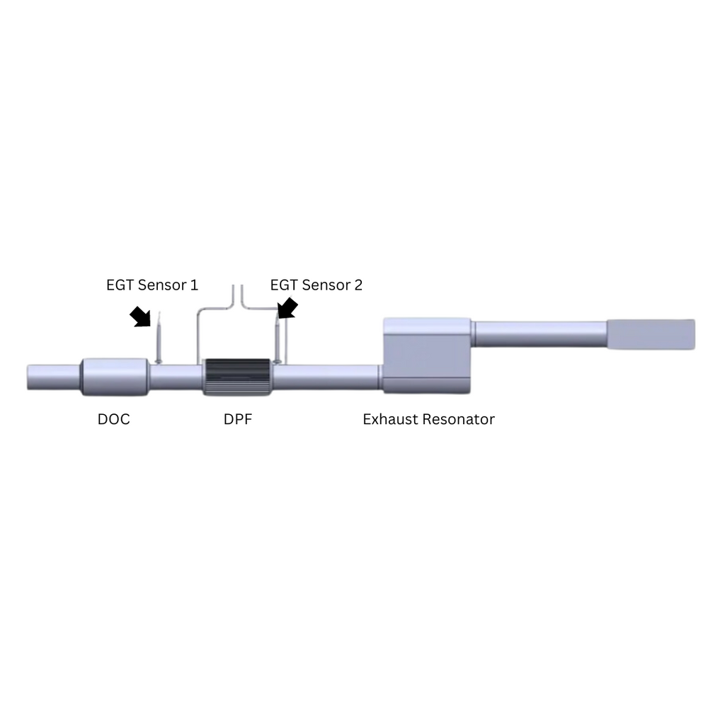 LMM Duramax Exhaust Gas Temperature Sensor "EGT Sensor 2" Position 2  For 2007-2010