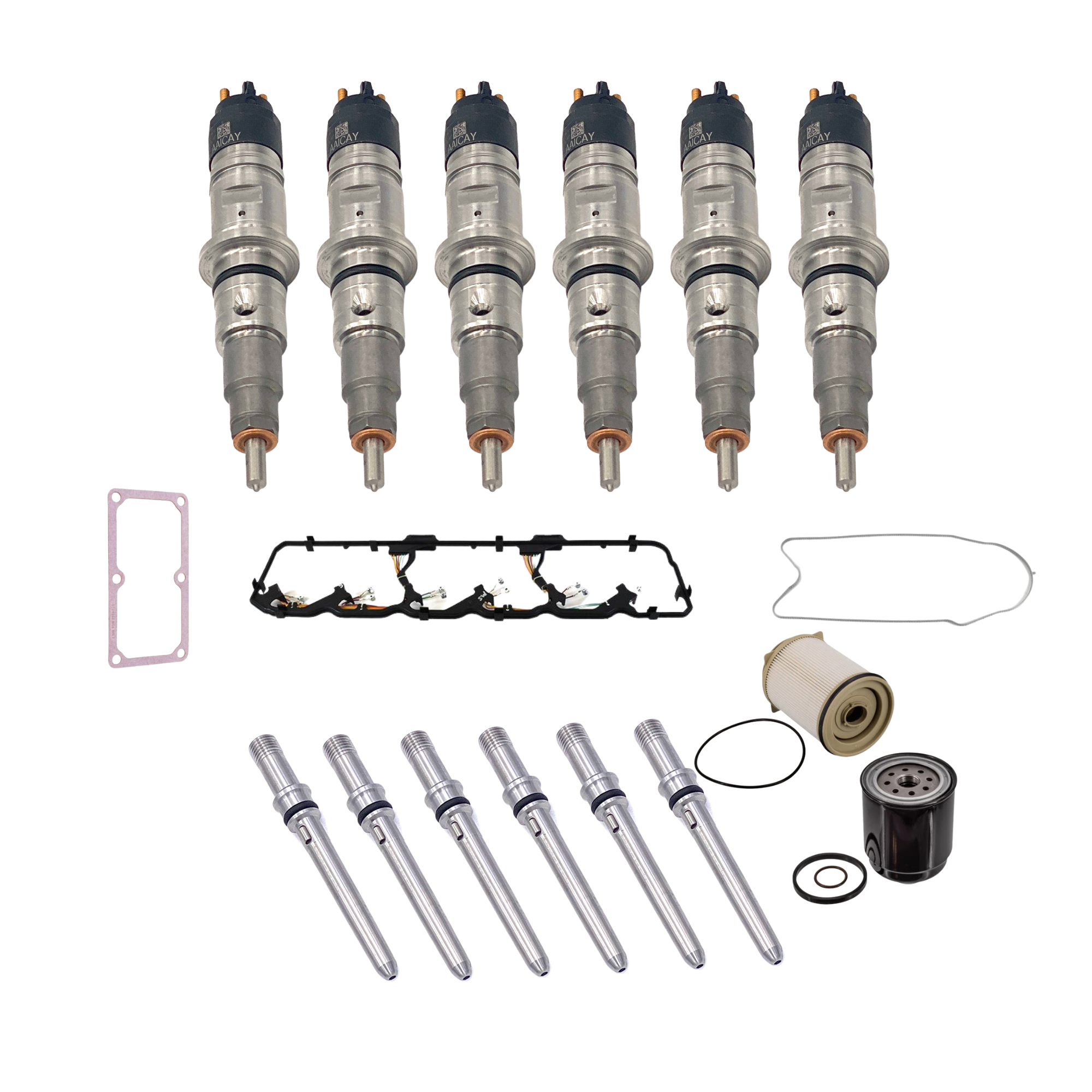 6.7L Cummins Injectors Kit Stock-120HP Parts & Labor Installed On The Truck 2013-2018